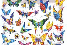 butterfly tattoo - küçük kelebek dövme modelleri