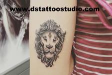 aslan dövme-lion tattoo