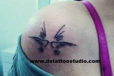 omuz için kuş dövmesi-kuş tattoo