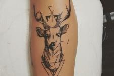 kolda geyik tattoo