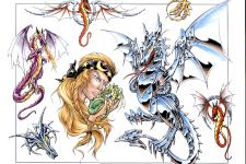 ejderha dövme modelleri-dragon tattoo