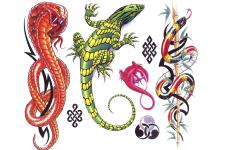 yılan dövme modelleri